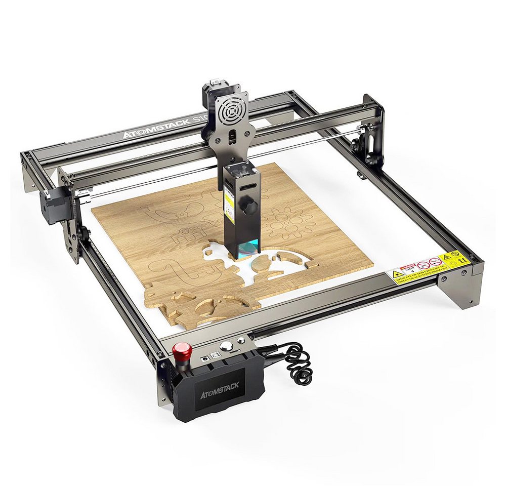 ATOMSTACK Graviergerät S10 Pro 10W, 100-240 V, 50W CNC Lasergravur Maschine mit 10W Ausgangsleistung von ATOMSTACK