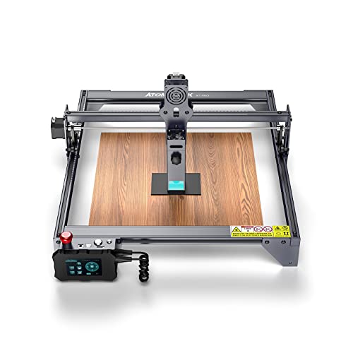 ATOMSTACK X7 Pro 50W Laser Graviermaschine - 10W Ausgangsleistung Dual Laser Schneidemaschine für Holz/Glas/Metall, DIY CNC Cutter und Lasergravierer mit Touchscreen von ATOMSTACK