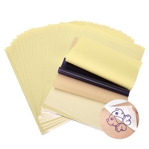 ATOMUS 25pcs Tattoo Transfer Paper for Thermal Printer Clear Pattern for Liner and Shader A4 Tattoo Stencil Paper, Upgraded Version ATOMUS 25pcs Tattoo Transfer Paper for Thermal Printer Clear Pattern for Liner and Shader A4 Tattoo Stencil Paper, Upgraded Version von ATOMUS