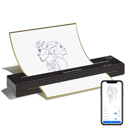 ATOMUS Mini Portable Thermal Printer Tattoo Transfer Machine Power Storage Machine for Thermal Paper and Tattoo Transfer Paper MP-8018 ATOMUS Mini Portable Thermal Printer Tattoo Transfer Machine Power Storage Machine for Thermal Paper and Tattoo Transfer Paper MP-8018 von ATOMUS