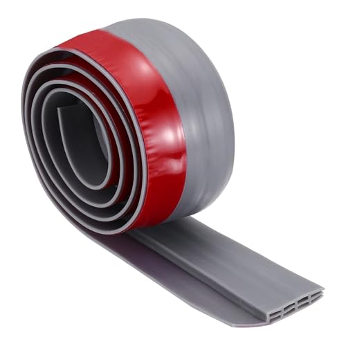 1/2 stücke 1M Silikon Tür Draft Stopper Unter Sweep Streifen for Türen Garage Fenster Dichtung Staub Proof Kalte Luft Isolierung(Gray 2Pcs) von ATOMUSERLY