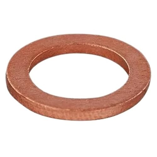 1-50 stücke M3-M30 Boot Rot Messing Kupfer Zerquetschen Dichtscheibe Flache Dichtung Ring Dichtung(M6x16x2 (5pcs)) von ATOMUSERLY