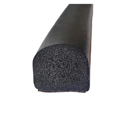 1 Stück 1/2 Meter massiver Schaumstoff-Gummi-Dichtungsstreifen EPDM selbstklebender Schwamm Türen Fenster Schallschutz Isolierung Staubdichte Verkleidung Abdeckung Wetterstreifen(D-36,2 meter) von ATOMUSERLY