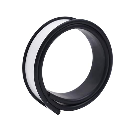 1 stück 2 Mt Klebstoff Kantenanleimband 5-36mm U PVC Furnierblätter for Möbel Schrank Tischschutzfolie Dichtungsstreifen Dekor(Black,25mm 2M) von ATOMUSERLY