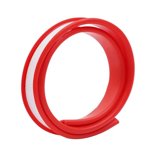 1 stück 2 Mt Klebstoff Kantenanleimband 5-36mm U PVC Furnierblätter for Möbel Schrank Tischschutzfolie Dichtungsstreifen Dekor(Red,25mm 2M) von ATOMUSERLY