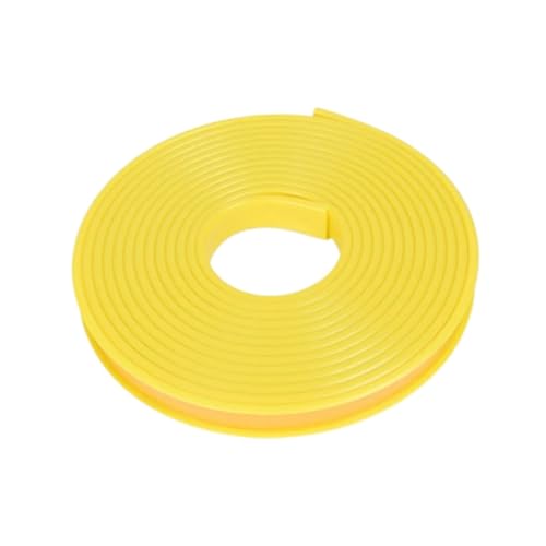 1 stück 5M U-Form Kantenanleimung Flexible TPE Selbstklebende Schutzfolie for Möbel Eckenschutz Furnier Tischschrank(Yellow,20mm) von ATOMUSERLY