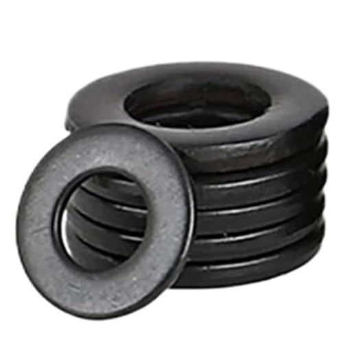10–100 Stück schwarze dünne Unterlegscheiben aus Edelstahl 304(50pcs 5x15x1.2) von ATOMUSERLY