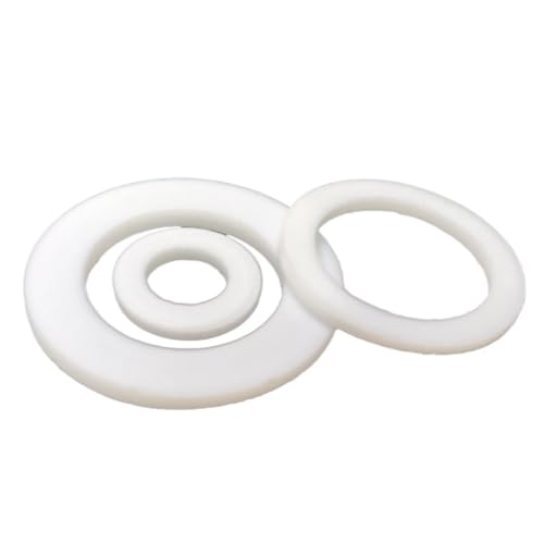 10 Stück Hart-PTFE-Dichtungsscheiben, flache Unterlegscheibe, Dicke 1,2–3 mm(5x8x1.25mm) von ATOMUSERLY
