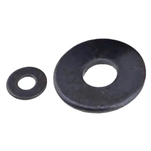 10 stücke Schwarz Kunststoff Nylon Flache Unterlegscheibe Flugzeug Spacer M2-M20 Isolierung Dichtung Ring 0,5-3mm(M4x8x1mm) von ATOMUSERLY