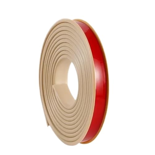 1pc 10M U-Form Rand Banding TPE Selbstklebende Furnier Kanten Trim Flexible Protector DIY Möbel Streifen for arbeitsplatte(Beige,10M U 30mm) von ATOMUSERLY