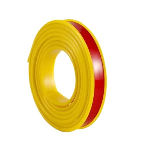 1pc 10M U-Form Rand Banding TPE Selbstklebende Furnier Kanten Trim Flexible Protector DIY Möbel Streifen for arbeitsplatte(Yellow,10M U 30mm) von ATOMUSERLY