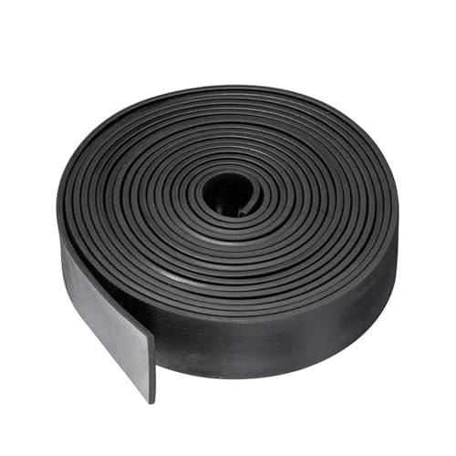1pc 2M Vollgummistreifen Neoprenplatten Rollen 10/20mm DIY Dichtung Abdichtung Polsterung Reduzieren Vibration Matte(2000mmx10mmx3mm) von ATOMUSERLY