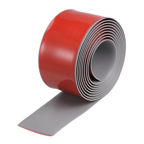 1pc 3 Meter Selbst-adhesive Teppich Boden Kanten Trim Streifen Bodenbelag Übergang Streifen Abdeckung Tür Abdichtung(Grey,300x7.6cx0.4cm) von ATOMUSERLY