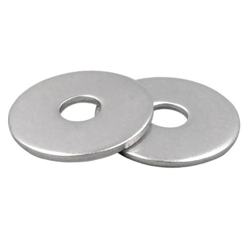 2-50 Stück M2.5-M16 A2-70 304 Edelstahl Große Größe Übergröße Große Breitere Unterlegscheibe Einfache Dichtung(M8 10pcs) von ATOMUSERLY
