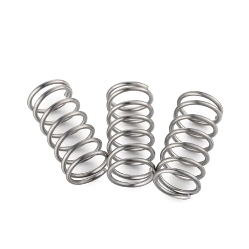 5Pcs Draht Durchmesser 1,6mm Druckfeder Stoßdämpfung Rückholfeder Edelstahl(25mm,10mm-1.6mm(5PCS)) von ATOMUSERLY
