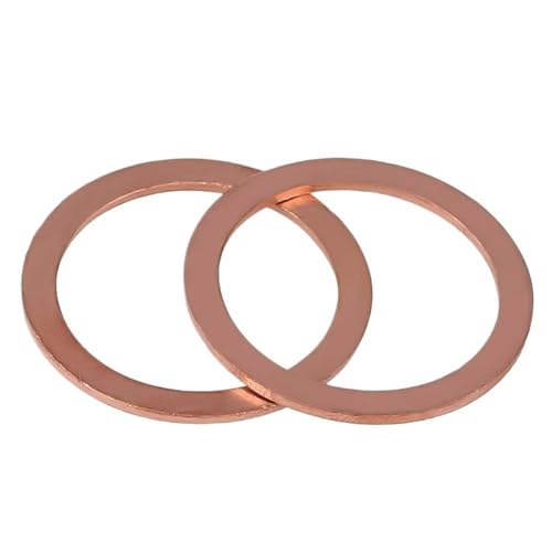 7-115 stücke Kupfer Dichtung for Marine Tisch Dicht Ring Kupfer Runde Flache Dichtung M10-M20(M18x22x1.5(55pcs)) von ATOMUSERLY