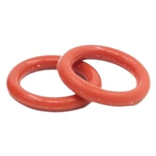 ATOMUSERLY 10PCS Red Silicon Ring Silikon O Ring Gummi O-Ring Dichtung Dichtungen ORinge Washer(8x3x2.5mm) von ATOMUSERLY