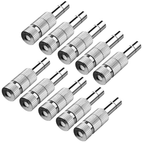 ATOPLEE 10pcs 0,1 mm Niederdruck Messing Nebeldüsen Mit Filterfunktion für Kühlsystem Luftbefeuchtung Sprayer von ATOPLEE