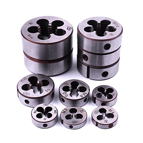 ATOPLEE 11pcs Metric Die Wrench Set Linksgewinde Hand Maschine M3-M20 von ATOPLEE
