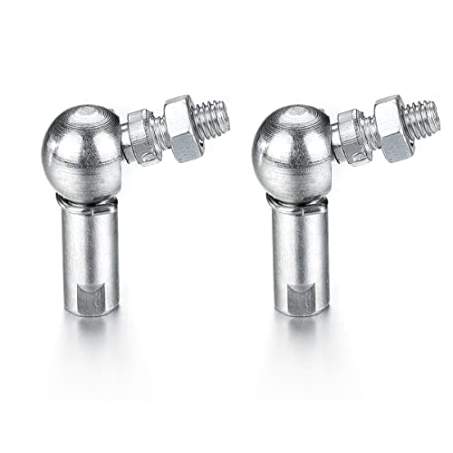 ATOPLEE CS10 Kugelgelenk-Spurstangenkopf, L-Form, Gewindestange (M6 x 1,0), 2 Stück von ATOPLEE