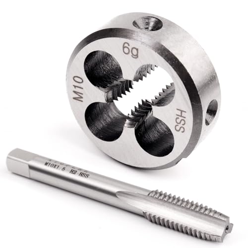 ATOPLEE HSS 6542 Gewindeschneider-Set, Rechtshänder, M10 x 1,5 von ATOPLEE