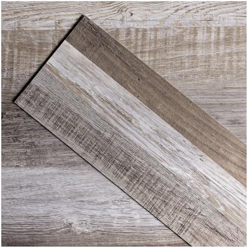 ATOPOSE Selbstklebende PVC Boden für die Heimwerkerverlegung 36 Woodgrain-Dielen, wasserfest und kratzfest, für Innenräume wie Esszimmer, Küchen und Wohnräume(5,02 m², Eiche Block) von ATOPOSE GREEN SURFACE SOLUTIONS