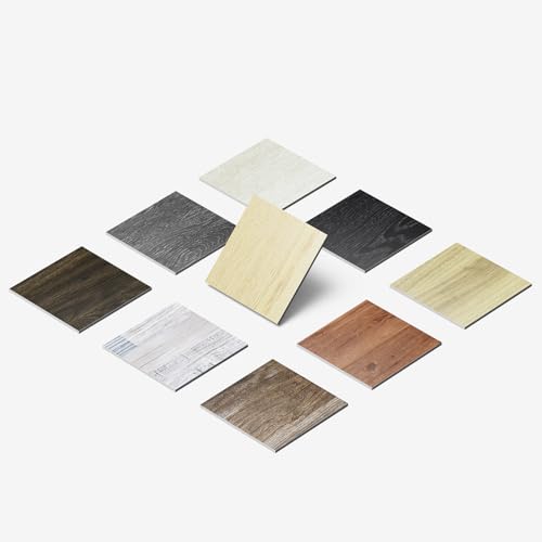 ATOPOSE Vinyl-Bodenbelag - 1 Stück 4"x6" Muster, selbstklebende Holzplanke, einfache DIY-Verlegung（Eiche Buttery） von ATOPOSE GREEN SURFACE SOLUTIONS