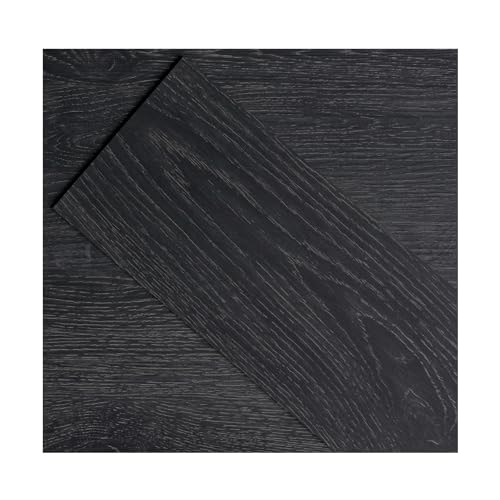 ATOPOSE Vinyl-Bodenbelag - 1 Stück 4"x6" Muster, selbstklebende Holzplanke, einfache DIY-Verlegung（Nero） von ATOPOSE GREEN SURFACE SOLUTIONS
