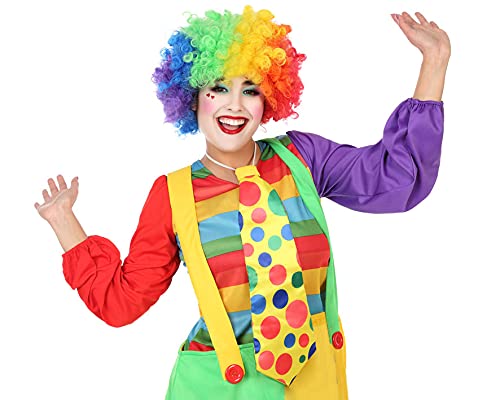 ATOSA Krawatte, 60 cm, Clown, Mehrfarbig, für Kostüme von ATOSA