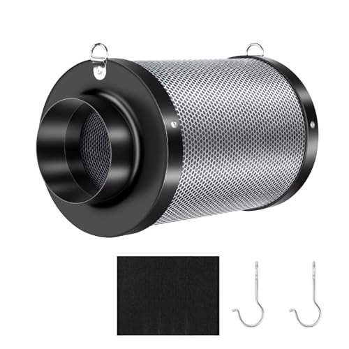 ATOUR 10,2 cm Luftkohlefilter mit australischer Holzkohle – überlegene Geruchskontrolle für Wachstumszelt, Smelliniss Scrubber, Inline-Ventilatoren, Hydrokultur. Inklusive Vorfilter und isoliertem ATOUR 10,2 cm Luftkohlefilter mit australischer Holzkohle – überlegene Geruchskontrolle für Wachstumszelt, Smelliniss Scrubber, Inline-Ventilatoren, Hydrokultur. Inklusive Vorfilter und isoliertem von ATOUR