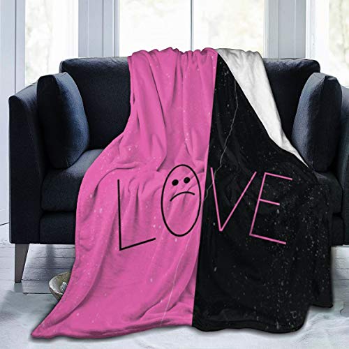 ATOurDealss Lil-Peep Merch modische ultraweiche Micro-Fleece-Decke, Flanell-Fleece-Überwurf, superweiche Überwurfdecke für Bett, Couch, Sofa von ATOurDealss