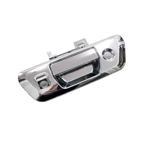 ATPONCX Auto Außentürgriff/Passend for Nissan Navara D23 NP300 2015 2016 2017 2018 2019 Heckklappen-LKW-Griff Hintertürgriff Schlüsselloch Kameralochtyp(2 hoel all chrome) von ATPONCX