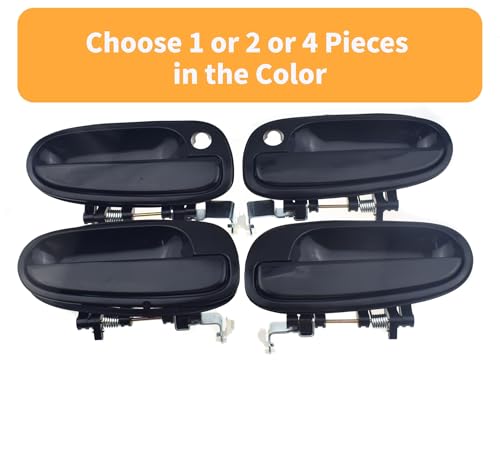 ATPONCX Auto Außentürgriff 1 oder 2 oder 4 Stück Außentürgriff/Passend for Hyundai Matrix Lavita 2001-2010 1.5L 1.6L 1.8L Vorne Hinten Links Rechts Fahrer Beifahrer(Front Left 1pc) von ATPONCX