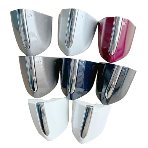 ATPONCX Auto Außentürgriff 1PC Außentürgriffschloss vorne links Chrom-Lünettenabdeckung/Passend for Ford Fusion Mondeo MK5 Edge MK2 Taurus 2015-2020 DS7Z54218A15CA(OYSTER SILVER-Chrome) von ATPONCX