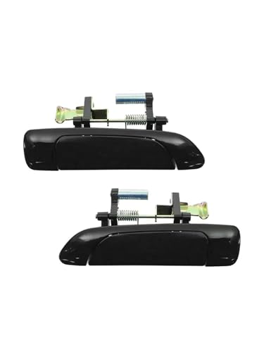 ATPONCX Auto Außentürgriff 2 Teile/los Hinten Außen Außerhalb Tür Griffe Set Schwarz LH RH/Fit for 2001 2002 2003 2004 2005 Honda Civic von ATPONCX