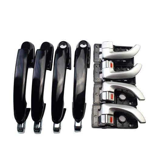 ATPONCX Auto Außentürgriff 4 oder 8 Innen- oder Außentürgriffe vorne hinten links rechts Fahrerbeifahrer/Passend for Hyundai Tucson 2006 2007 2008 2009 2.0L 2.7L(Silver Kit) von ATPONCX