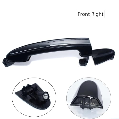 ATPONCX Auto Außentürgriff Außentüraußengriff Chrom vorne hinten links rechts/passend for Hyundai Santa Fe 2007–2012 82651-2B000 82661-2B000 83651-2B000(Front Right FR) von ATPONCX