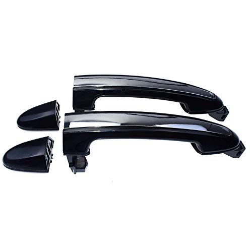 ATPONCX Auto Außentürgriff Außentüraußengriff Chrom vorne hinten links rechts/passend for Hyundai Santa Fe 2007–2012 82651-2B000 82661-2B000 83651-2B000(Rear Pair) von ATPONCX