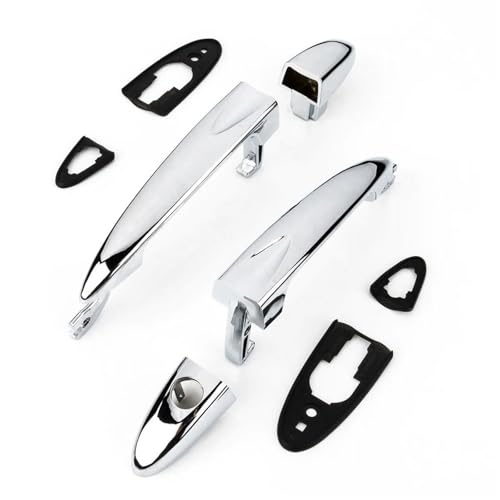 ATPONCX Auto Außentürgriff Außentürgriff/Fit for Lancia Ypsilon 2003–2011 735409026 735409024 Türgriff Auto Schutzzubehör Aufkleber von ATPONCX