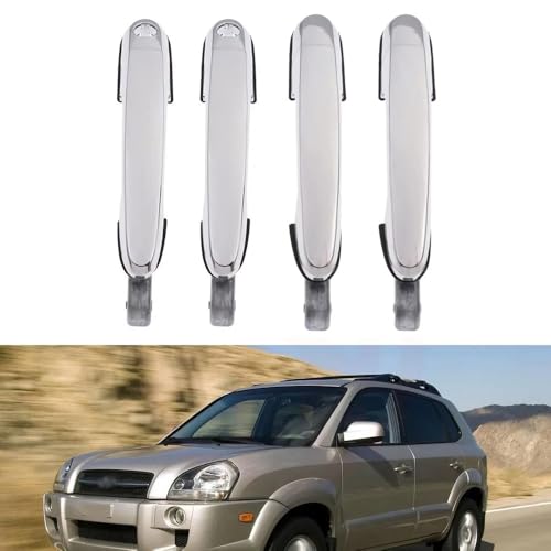 ATPONCX Auto Außentürgriff Links Rechts Außentürgriff Ourside Türgriff/Passend for Hyundai Tucson 2004–2009 83660-2E000 83650-2E000 82660-2E000 82650-2E000(Front Left) von ATPONCX