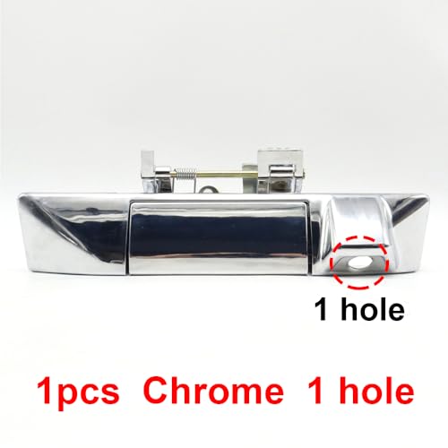 ATPONCX Auto Außentürgriff Pickup Hinten Zurück Außerhalb Heckklappe Tür Entriegelung Griff Verriegelung montage/Fit for SAIC MAXUS T60 T70 T90 2017 2018 2019 2020(1PC Chrome 1 Hole) von ATPONCX