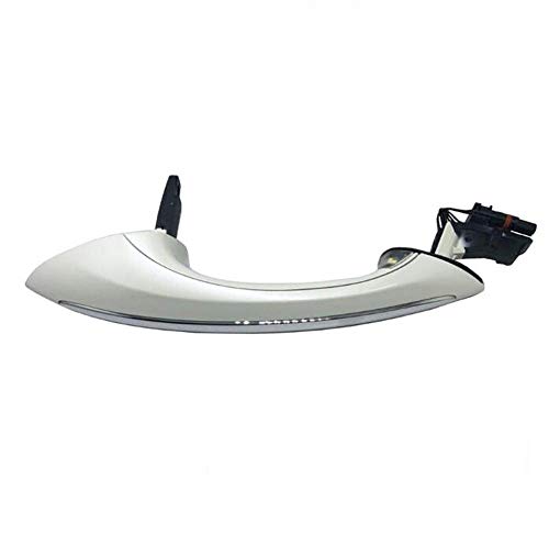 ATPONCX Auto Außentürgriff Schwarzer Auto-Außen-Türgriff mit komfortablem Zugang, passend for BMW 5 7er F01 F02 F06 F10 520d 520i 525d 528i 530d 530i(WHITE,Front right) von ATPONCX