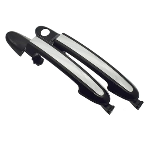 ATPONCX Auto Außentürgriff Türgriffe vorne hinten links rechts, Chrom und Schwarz, passend for Hyundai Santa Fe 2007 2008 2009 2010 2011 2012 82651-2B000(Front Pair) von ATPONCX