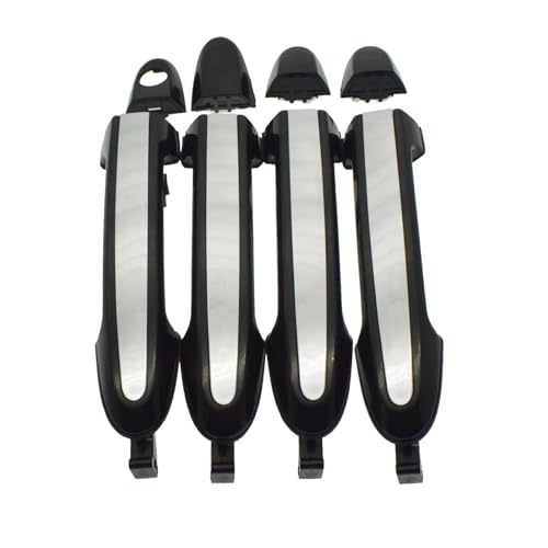 ATPONCX Auto Außentürgriff Türgriffe vorne hinten links rechts, Chrom und Schwarz, passend for Hyundai Santa Fe 2007 2008 2009 2010 2011 2012 82651-2B000(Front Right) von ATPONCX