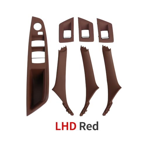 ATPONCX Auto Innenraum Türgriff/Passend for BMW 5er-Serie(LHD Red) von ATPONCX