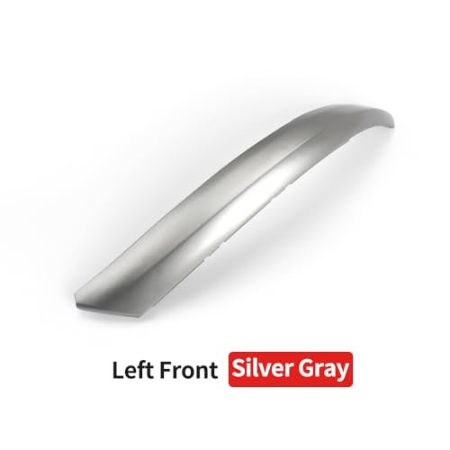 ATPONCX Auto Innenraum Türgriff/Passend for BWM E53 Auto-Innendekorationsteile Innengriff Türverkleidung Pull-Trim-Abdeckung vorne links rechts/Passend for BMW X5 1999–2006(FL Silver Gray) von ATPONCX