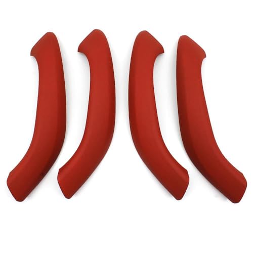 ATPONCX Auto Innenraum Türgriff 2PCS/4PCS Kit Innen Vorne Hinten Türgriff Äußere Abdeckung Trim Set/Fit for BMW X1 x2 F48 F49 F39 2016 2017 2018 2019 2020 2021 2022(Volcanic Red 4PCS) von ATPONCX