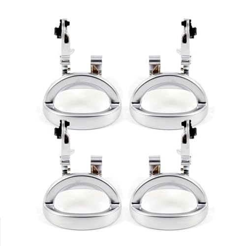 ATPONCX Auto Innenraum Türgriff 4 Stück/Set Auto-Innentürgriff/passend for Dodge Nitro 2007–2011 68004828AA 68004829AA Türgriff, satiniertes Chrom von ATPONCX