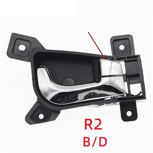 ATPONCX Auto Innenraum Türgriff Autotür-Innengriffschnalle und Zugdraht/passend for Geely Emgrand Gx7 X7 Sx7 Ex7(Silver) von ATPONCX