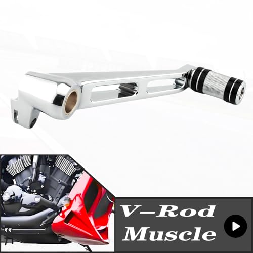 ATPONCX Motorrad Schalthebel/Passend for Harley Davidson V-Rod Muscle 2002-2017 V ROD Motorrad-Schalthebel und Bremshebel-Peg-Set.(Brake lever-D) von ATPONCX